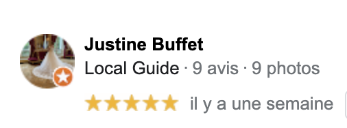 justine me donne son avis sur ma prestation